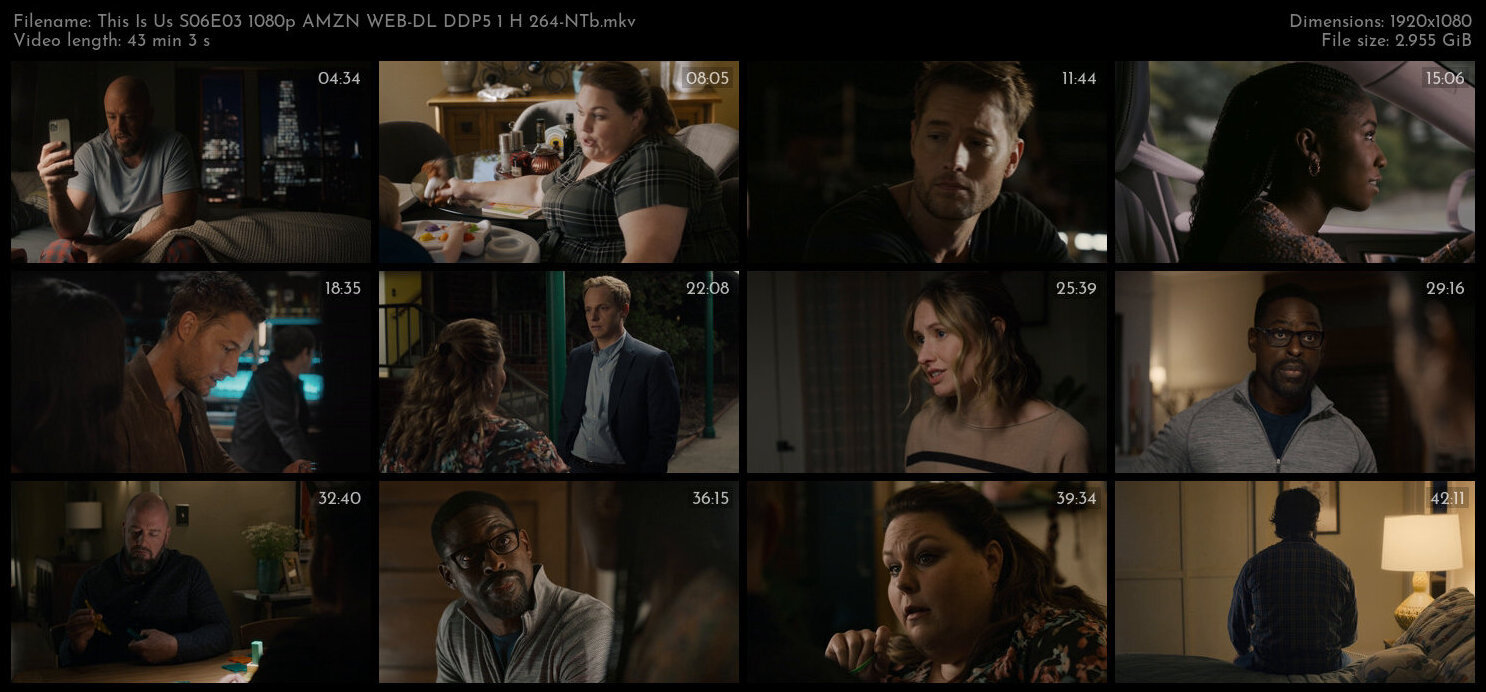 This Is Us S06E03 1080p AMZN WEB DL DDP5 1 H 264 NTb TGx