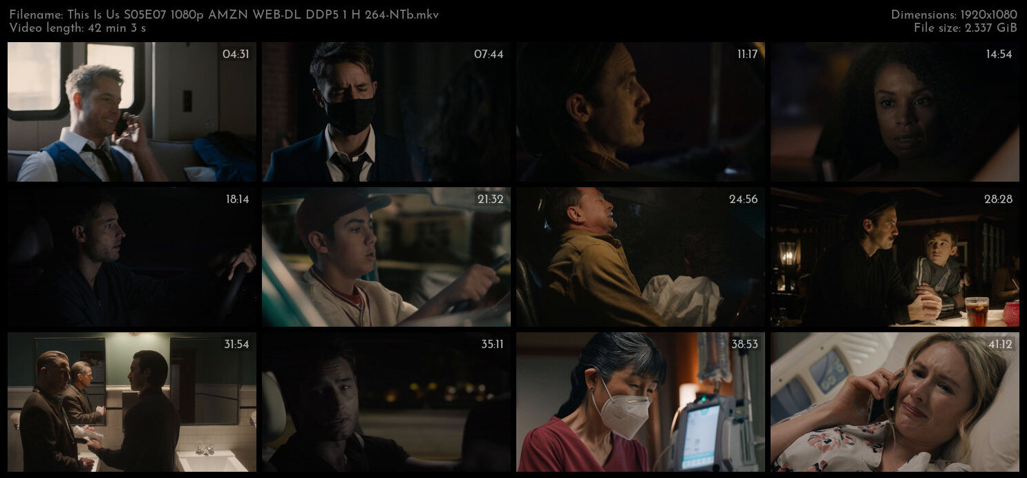 This Is Us S05E07 1080p AMZN WEB DL DDP5 1 H 264 NTb TGx