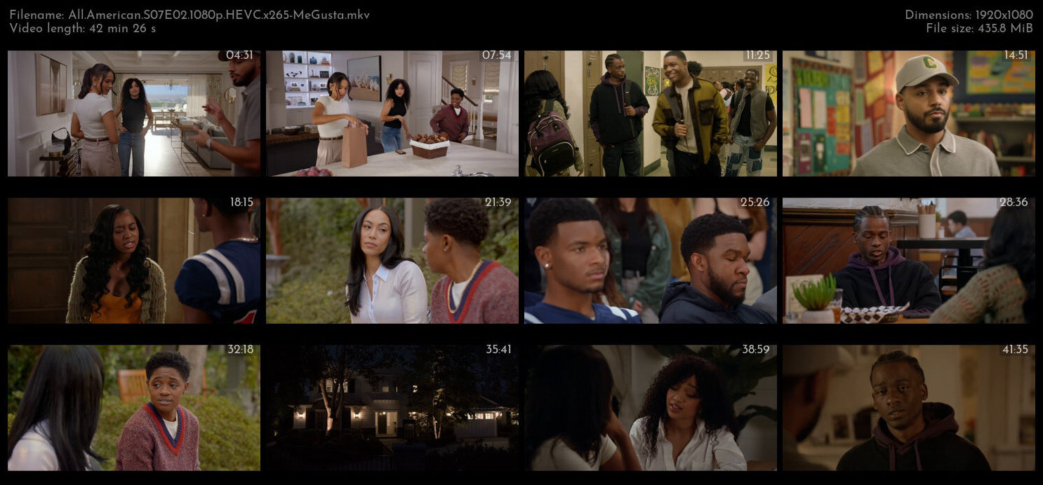 All American S07E02 1080p HEVC x265 MeGusta TGx