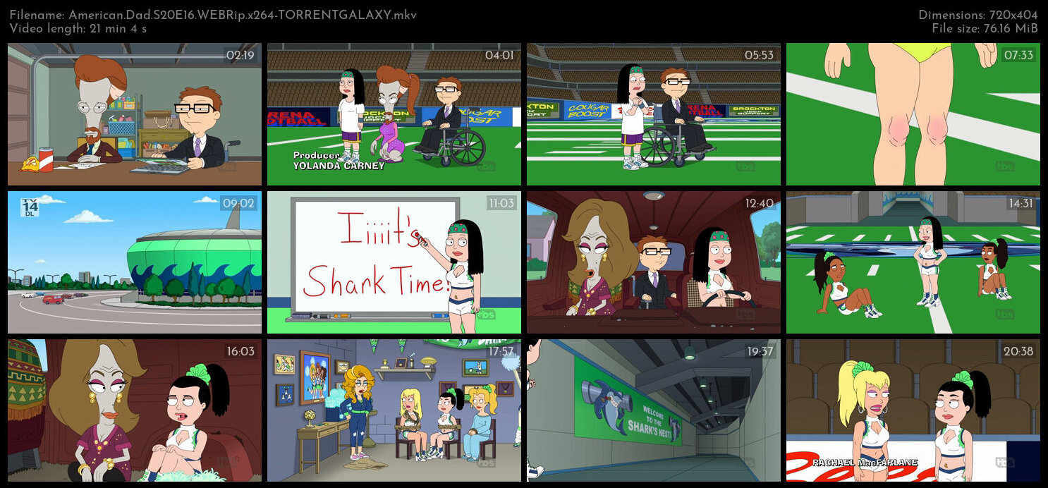 American Dad S20E16 WEBRip x264 TORRENTGALAXY