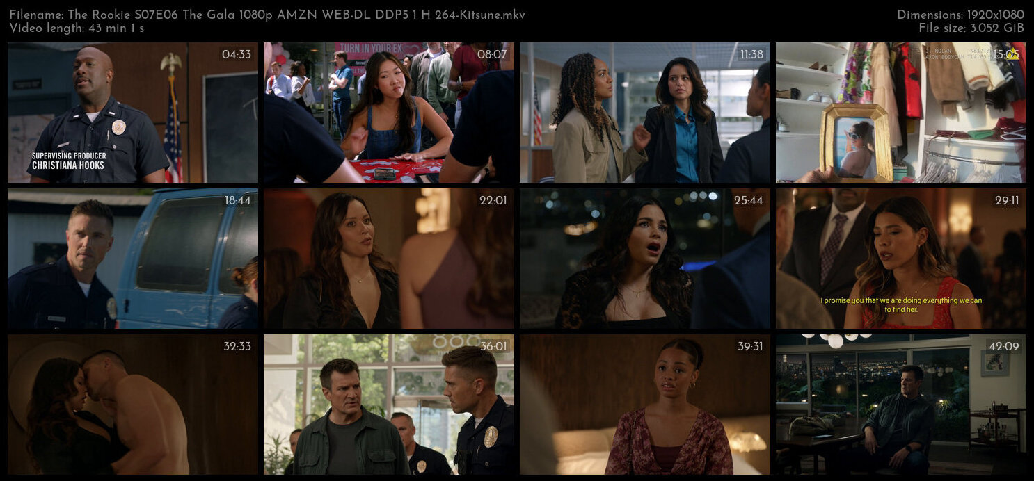 The Rookie S07E06 The Gala 1080p AMZN WEB DL DDP5 1 H 264 Kitsune TGx