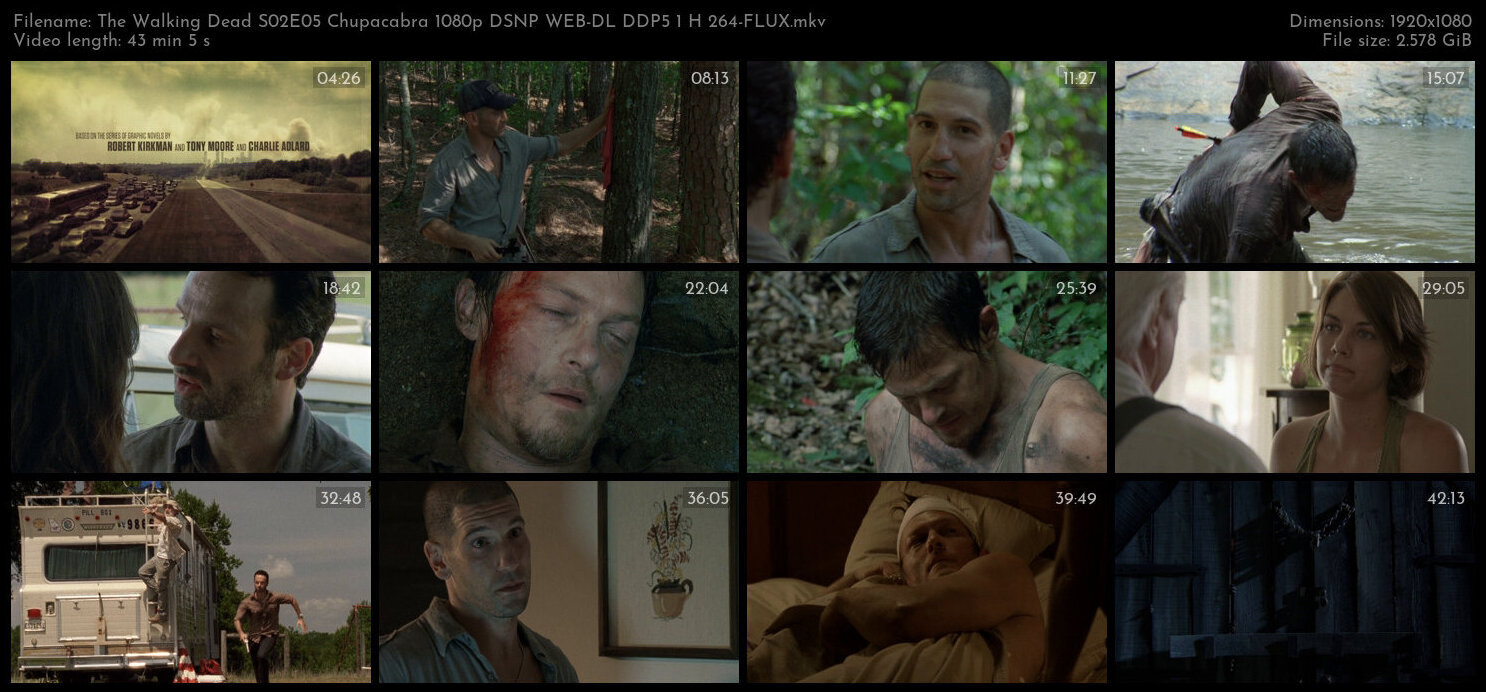 The Walking Dead S02E05 Chupacabra 1080p DSNP WEB DL DDP5 1 H 264 FLUX TGx