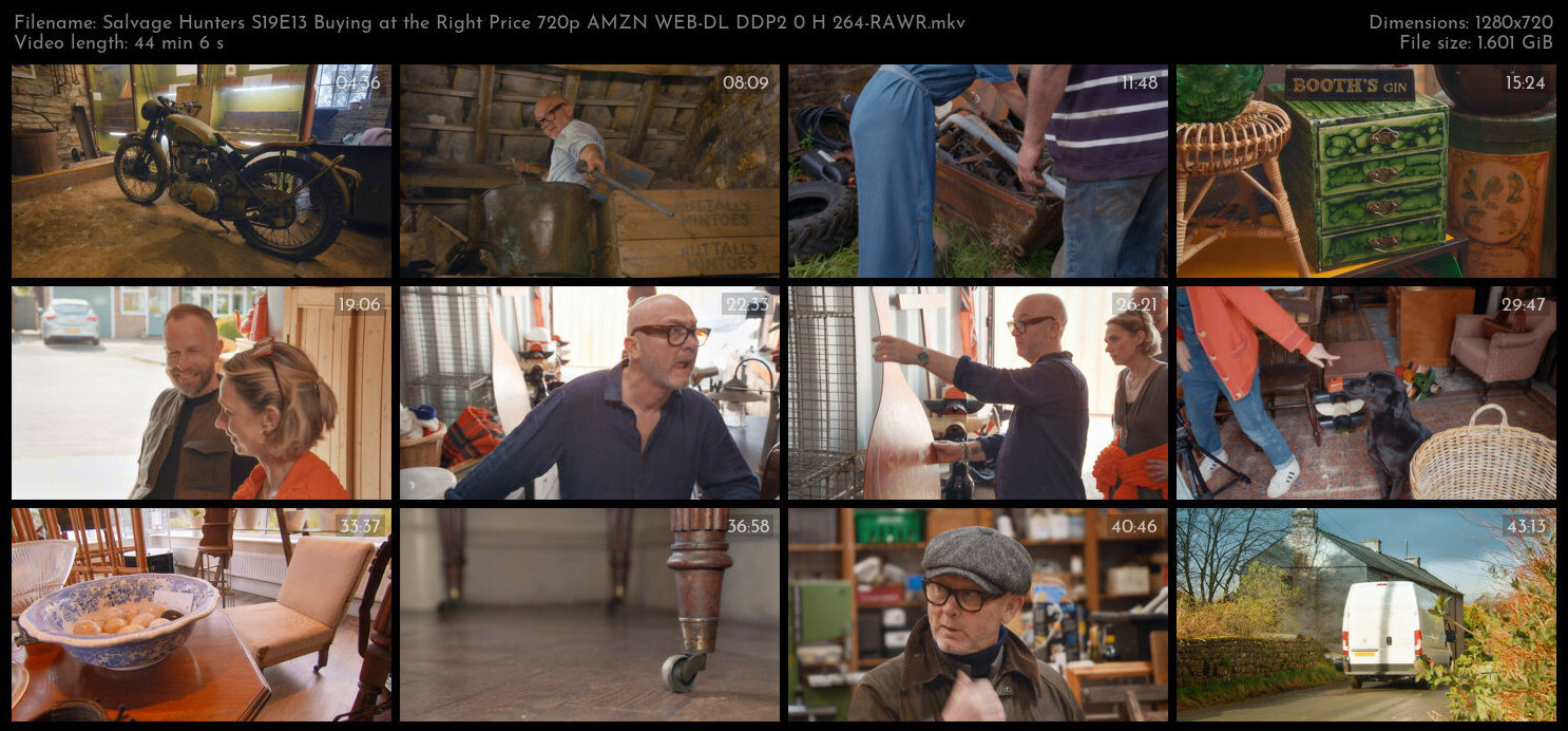 Salvage Hunters S19E13 Buying at the Right Price 720p AMZN WEB DL DDP2 0 H 264 RAWR TGx