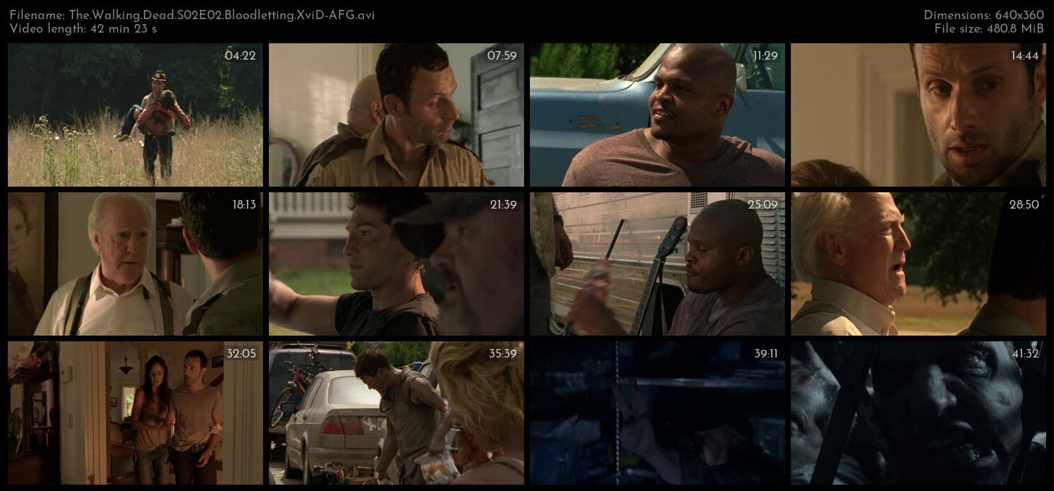 The Walking Dead S02E02 Bloodletting XviD AFG TGx