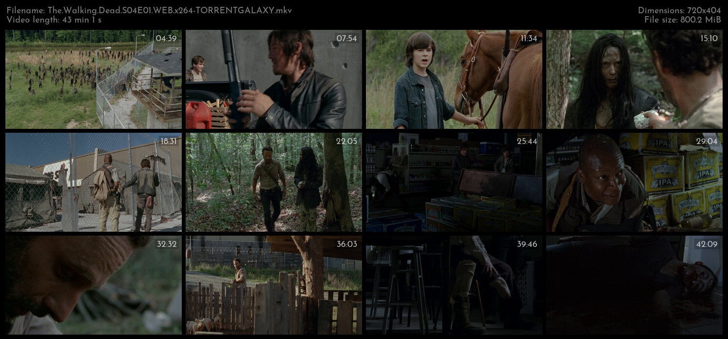 The Walking Dead S04E01 WEB x264 TORRENTGALAXY