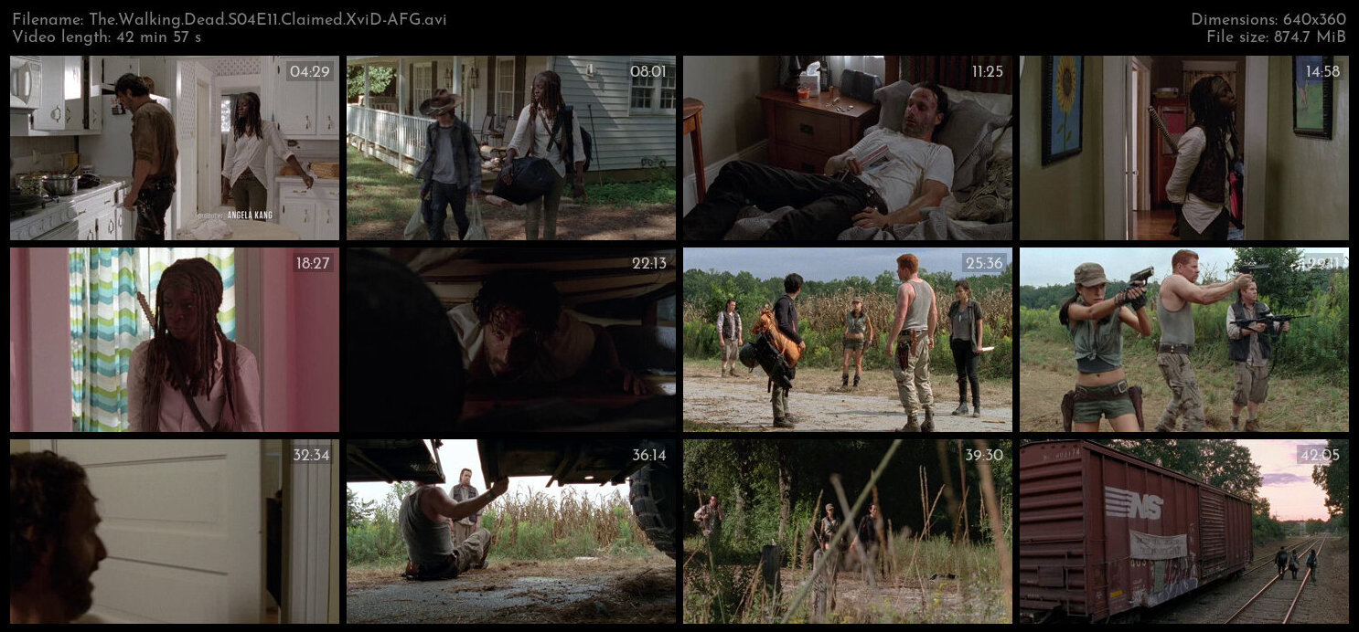 The Walking Dead S04E11 Claimed XviD AFG TGx