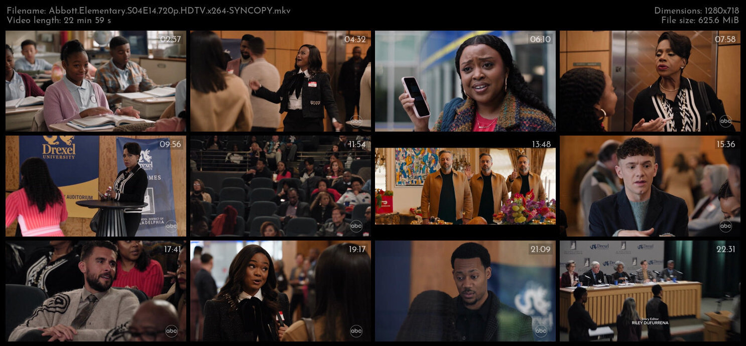 Abbott Elementary S04E14 720p HDTV x264 SYNCOPY TGx