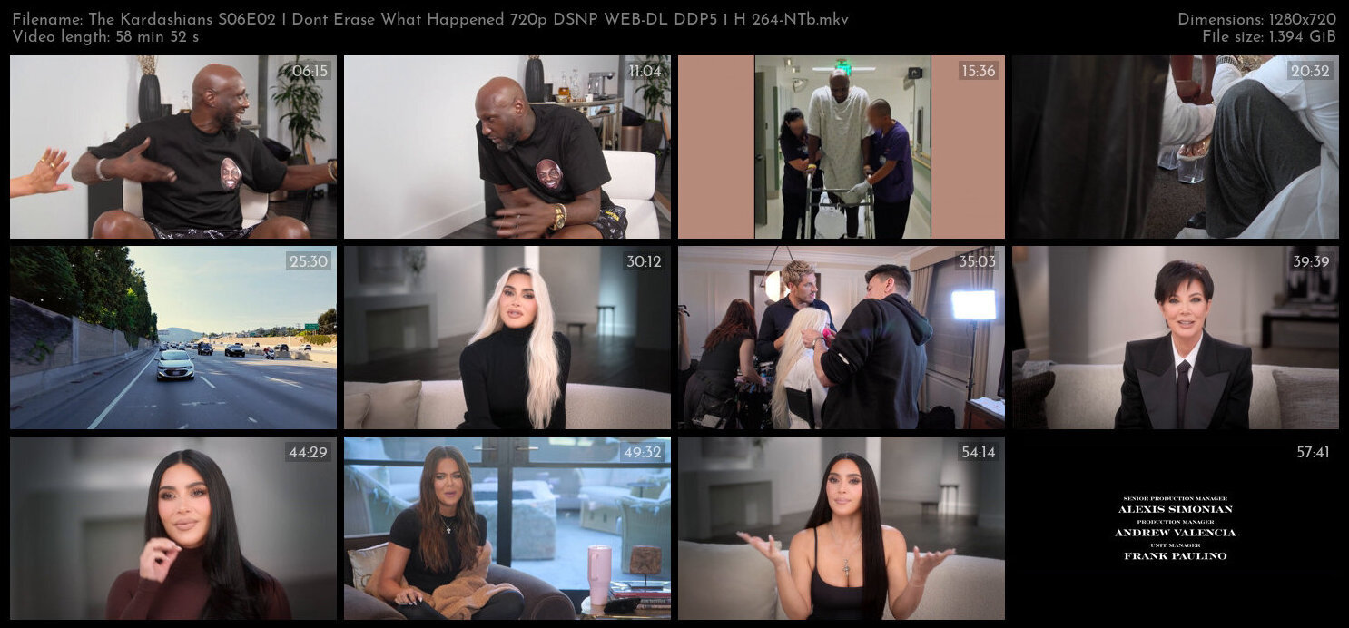 The Kardashians S06E02 I Dont Erase What Happened 720p DSNP WEB DL DDP5 1 H 264 NTb TGx