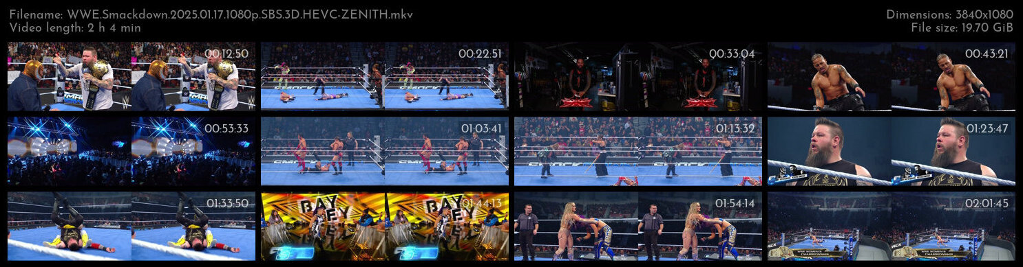 WWE Smackdown 2025 01 17 1080p SBS 3D HEVC ZENITH TGx