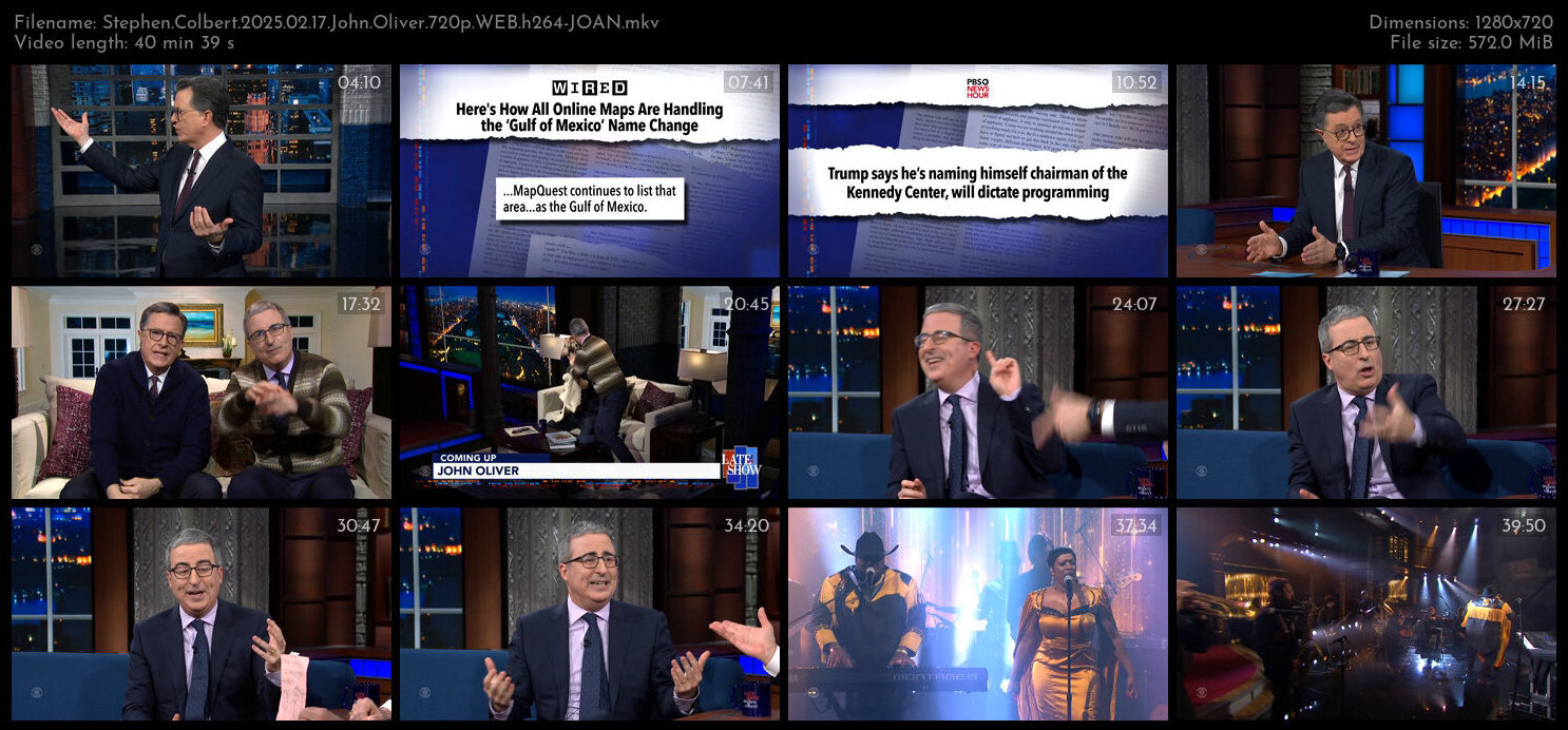 Stephen Colbert 2025 02 17 John Oliver 720p WEB h264 JOAN TGx