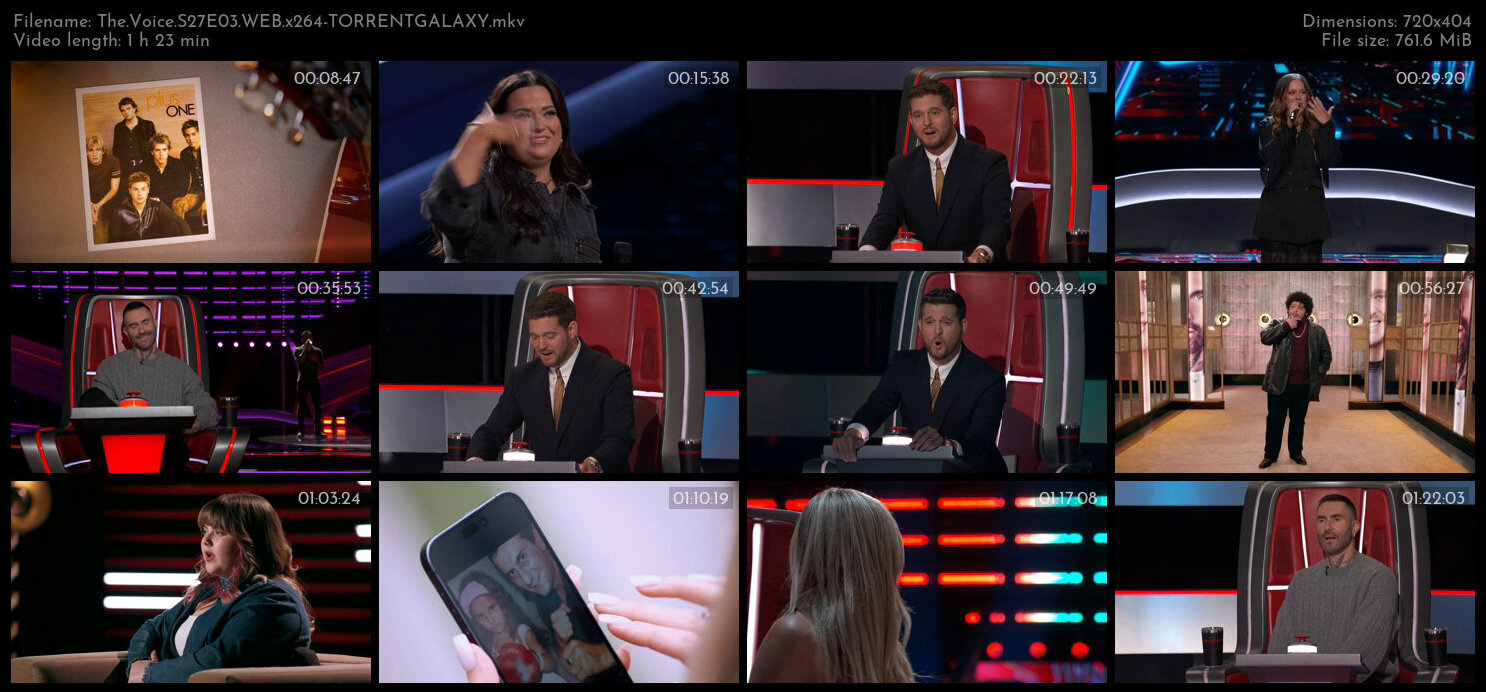 The Voice S27E03 WEB x264 TORRENTGALAXY