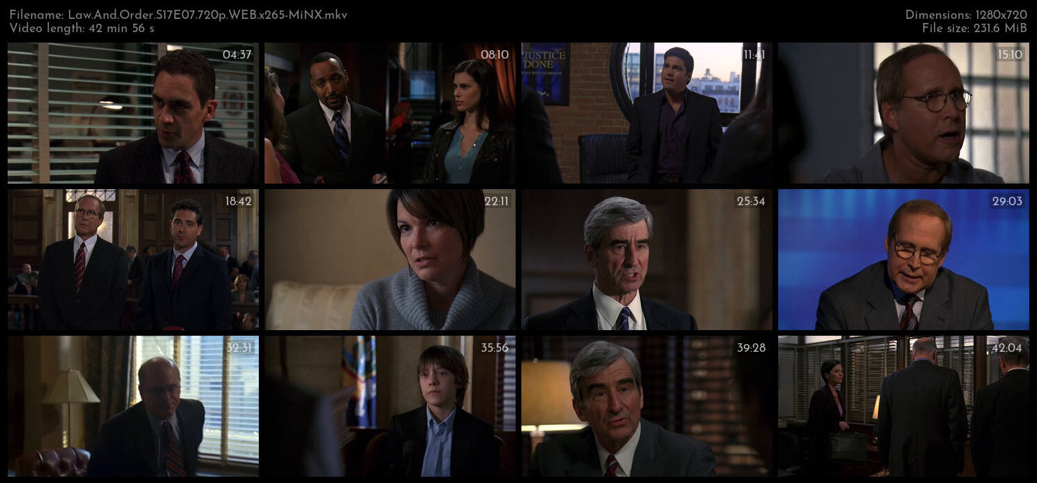 Law And Order S17E07 720p WEB x265 MiNX TGx