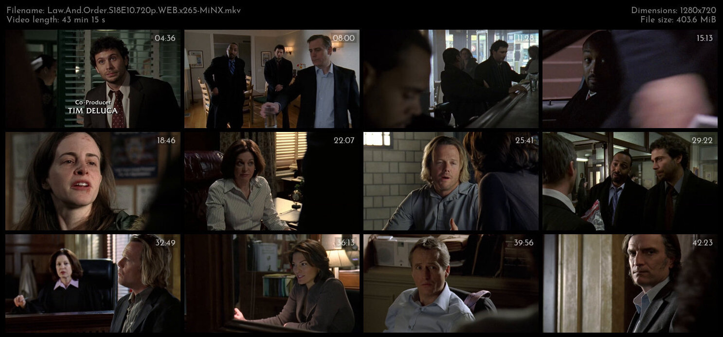 Law And Order S18E10 720p WEB x265 MiNX TGx