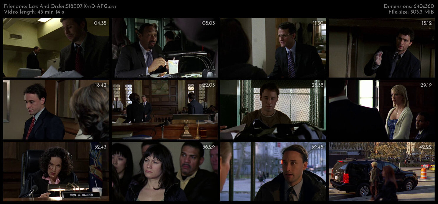 Law And Order S18E07 XviD AFG TGx