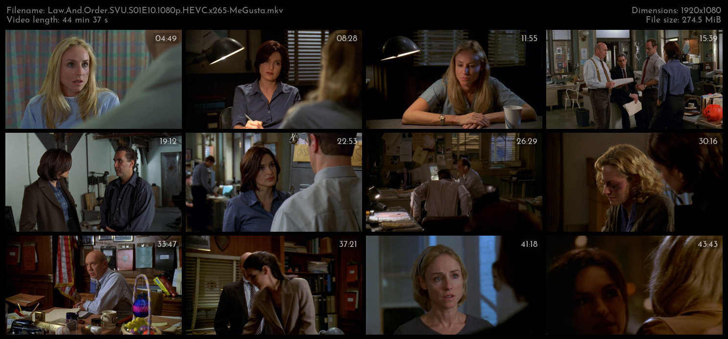 Law And Order SVU S01E10 1080p HEVC x265 MeGusta TGx