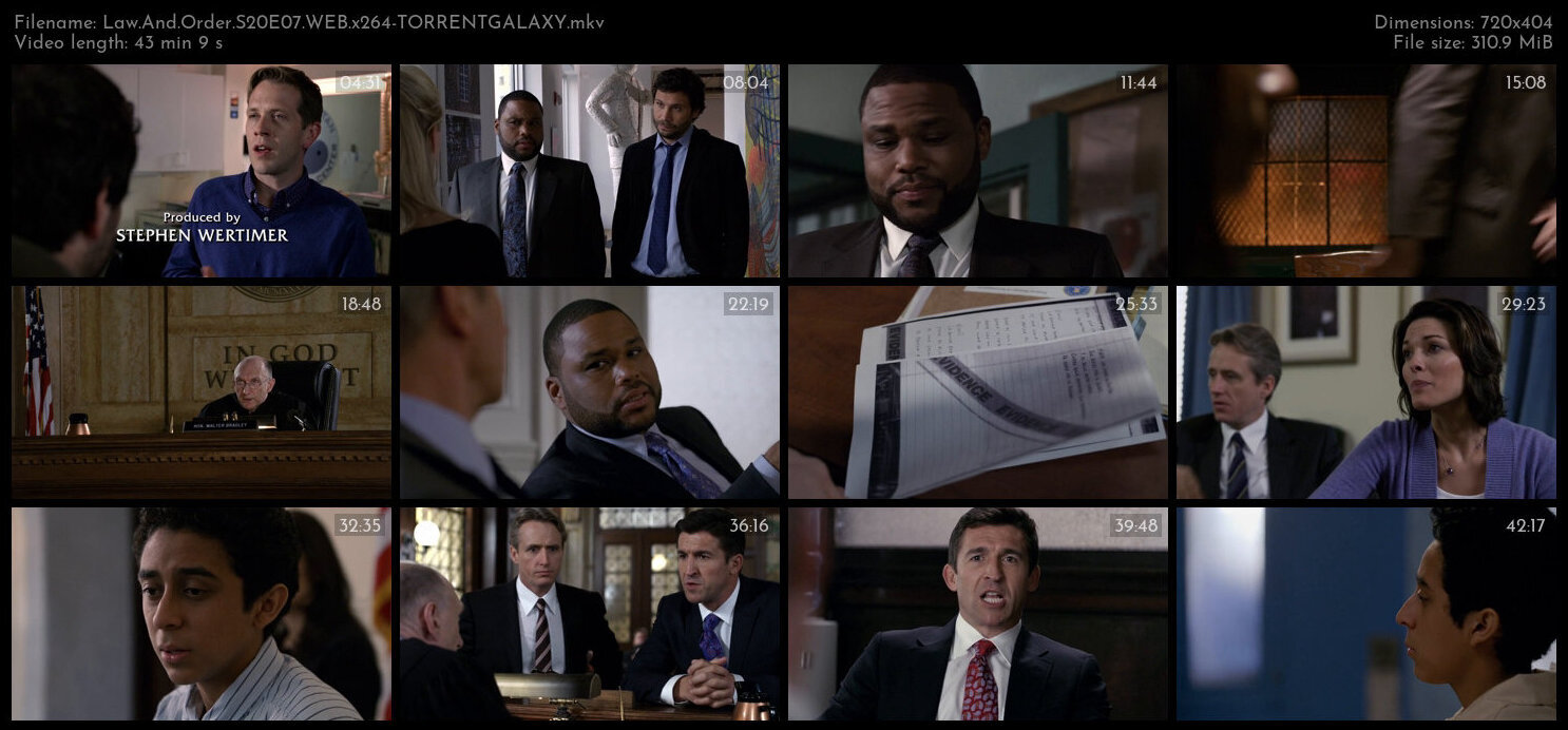 Law And Order S20E07 WEB x264 TORRENTGALAXY