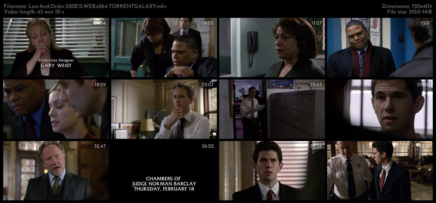 Law And Order S20E15 WEB x264 TORRENTGALAXY