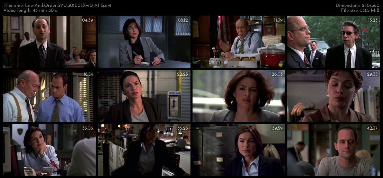 Law And Order SVU S01E01 XviD AFG TGx