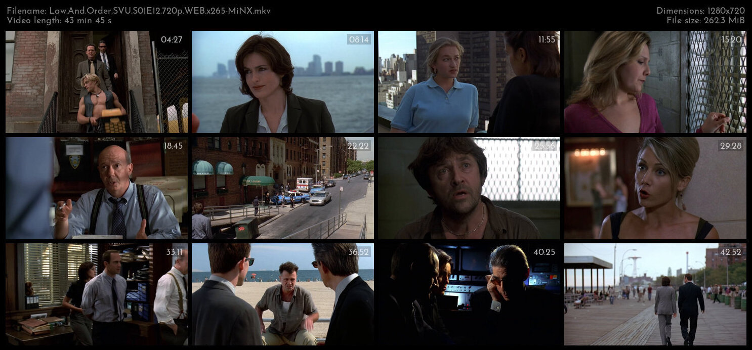 Law And Order SVU S01E12 720p WEB x265 MiNX TGx