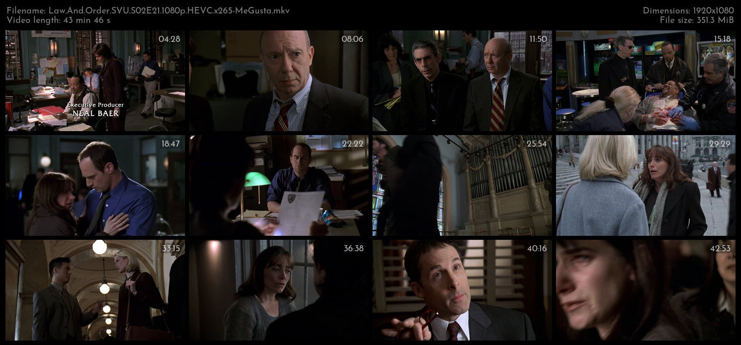 Law And Order SVU S02E21 1080p HEVC x265 MeGusta TGx