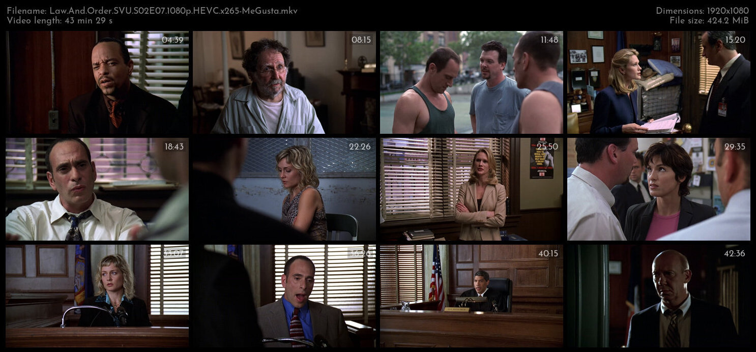 Law And Order SVU S02E07 1080p HEVC x265 MeGusta TGx