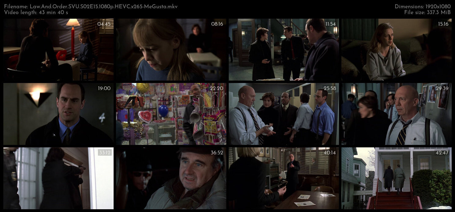 Law And Order SVU S02E15 1080p HEVC x265 MeGusta TGx