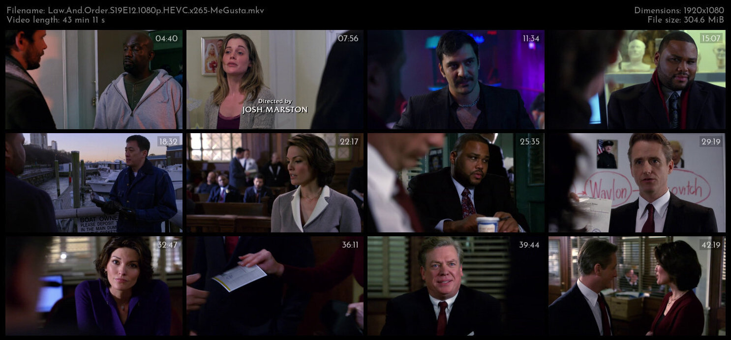 Law And Order S19E12 1080p HEVC x265 MeGusta TGx