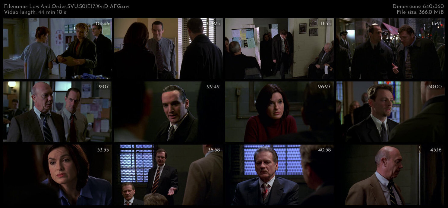 Law And Order SVU S01E17 XviD AFG TGx