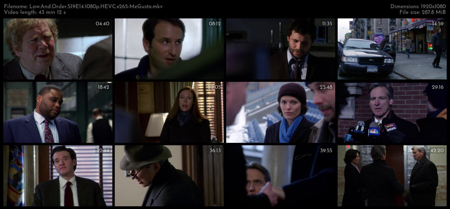 Law And Order S19E14 1080p HEVC x265 MeGusta TGx