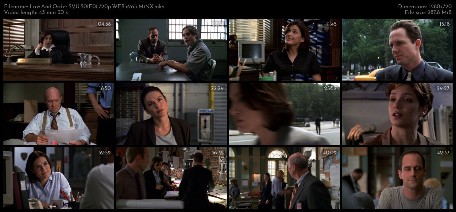 Law And Order SVU S01E01 720p WEB x265 MiNX TGx