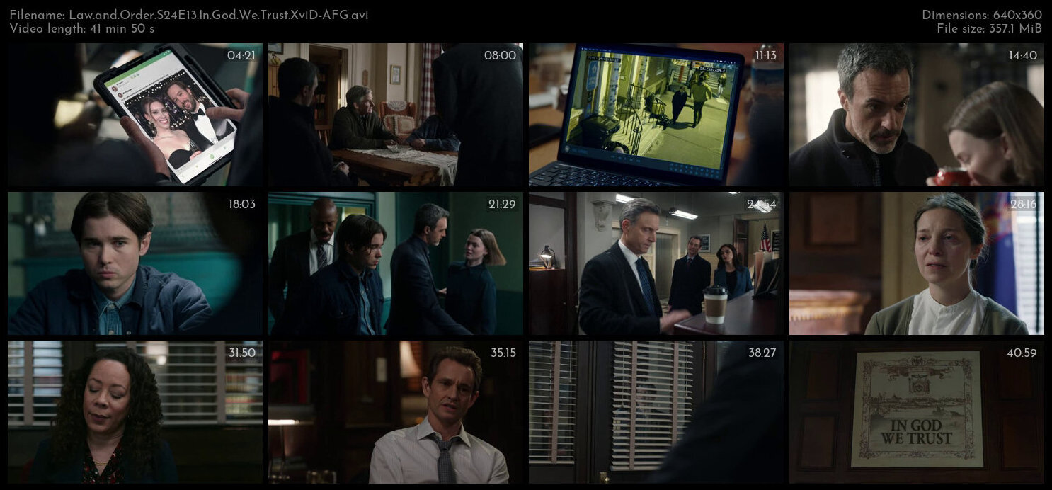 Law and Order S24E13 In God We Trust XviD AFG TGx