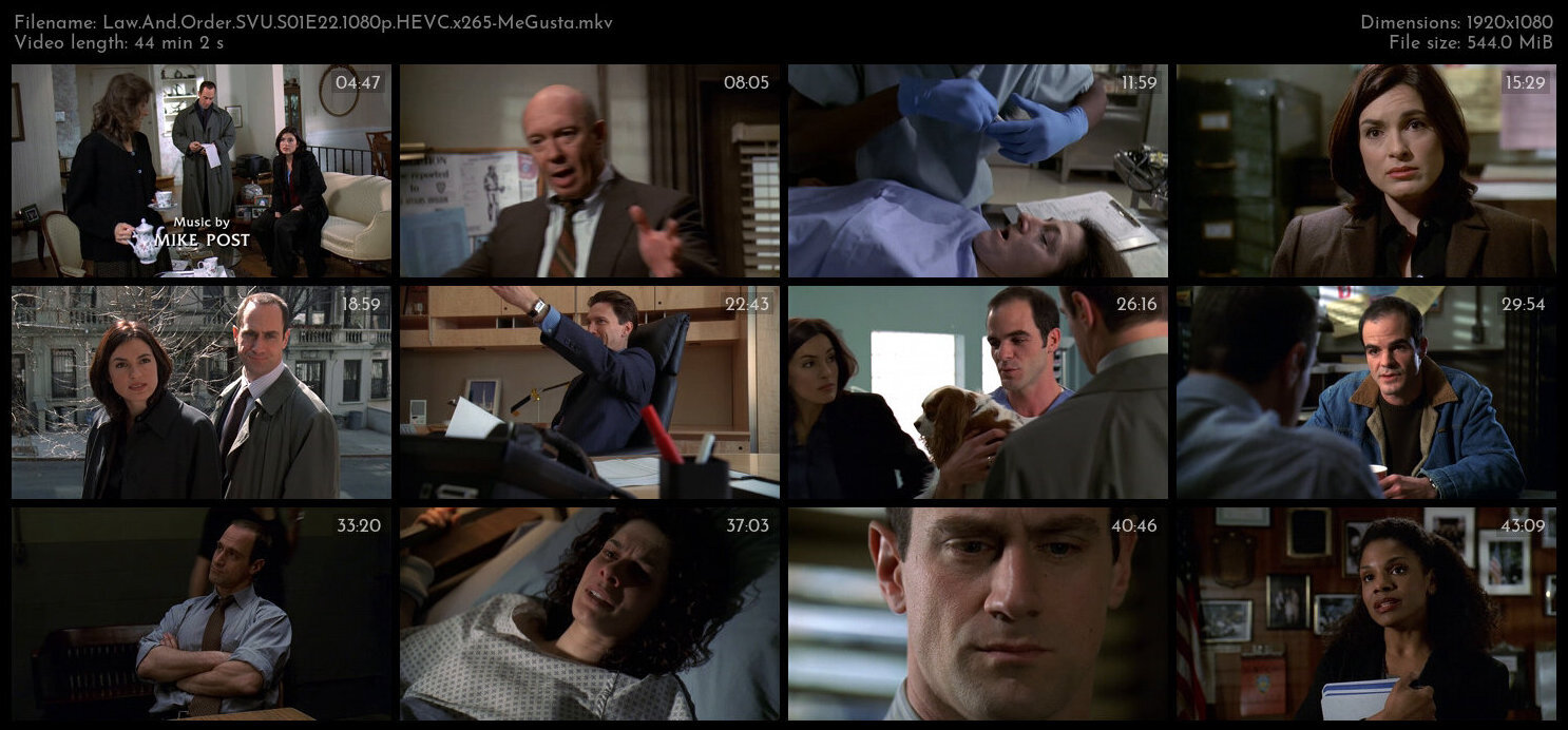 Law And Order SVU S01E22 1080p HEVC x265 MeGusta TGx