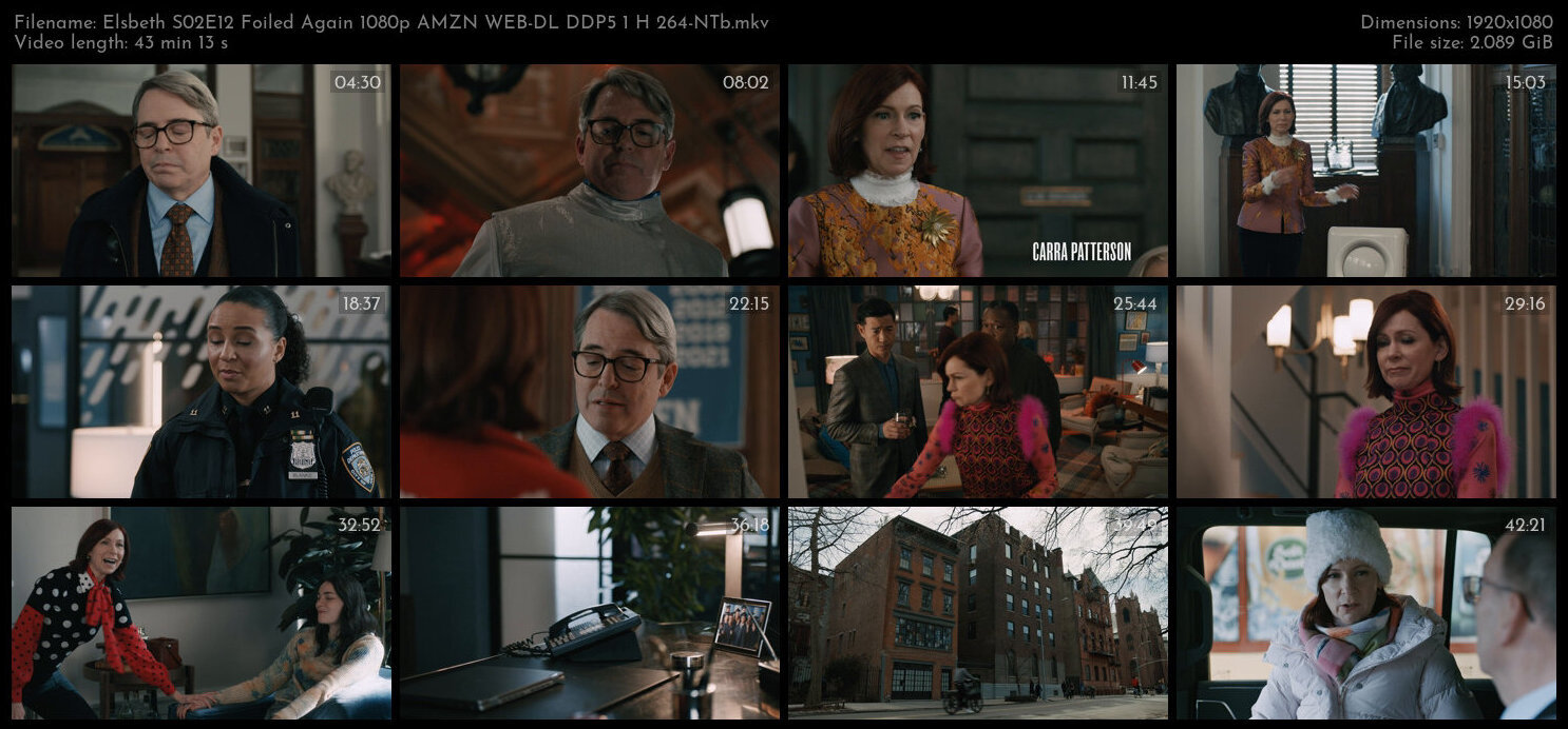 Elsbeth S02E12 Foiled Again 1080p AMZN WEB DL DDP5 1 H 264 NTb TGx