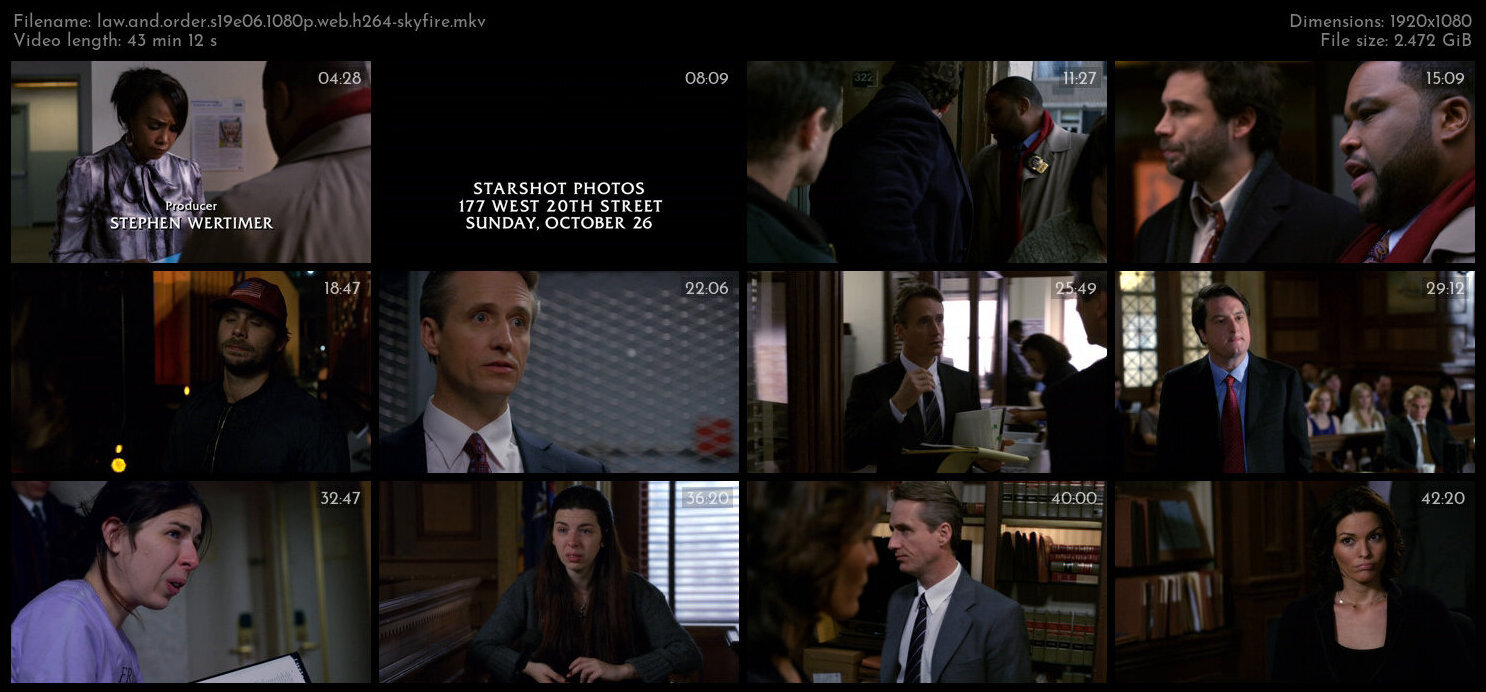 Law And Order S19E06 1080p WEB H264 SKYFiRE TGx