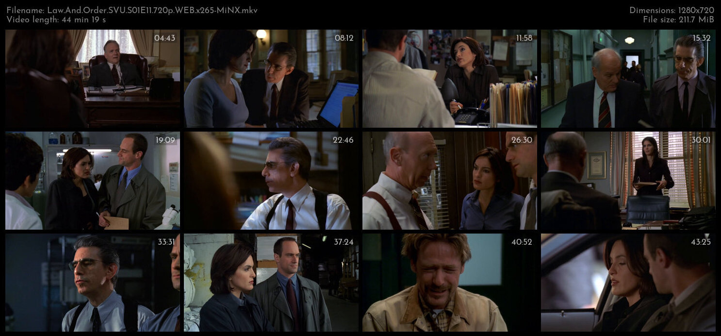 Law And Order SVU S01E11 720p WEB x265 MiNX TGx