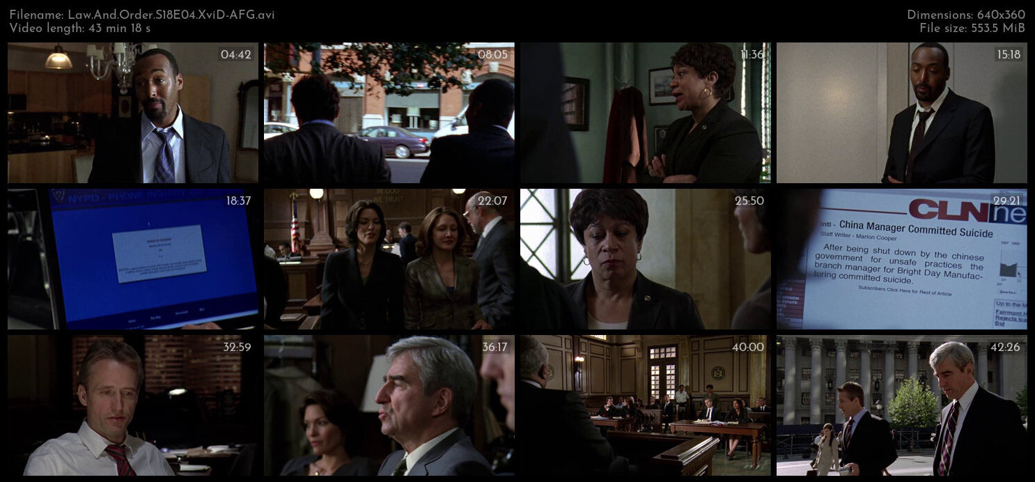 Law And Order S18E04 XviD AFG TGx