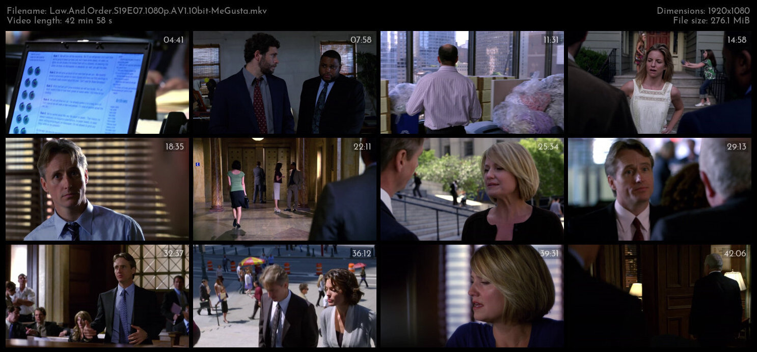 Law And Order S19E07 1080p AV1 10bit MeGusta TGx