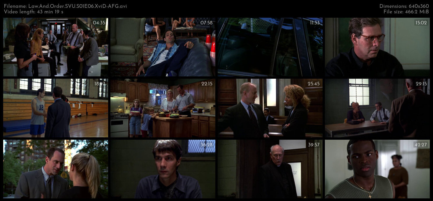 Law And Order SVU S01E06 XviD AFG TGx