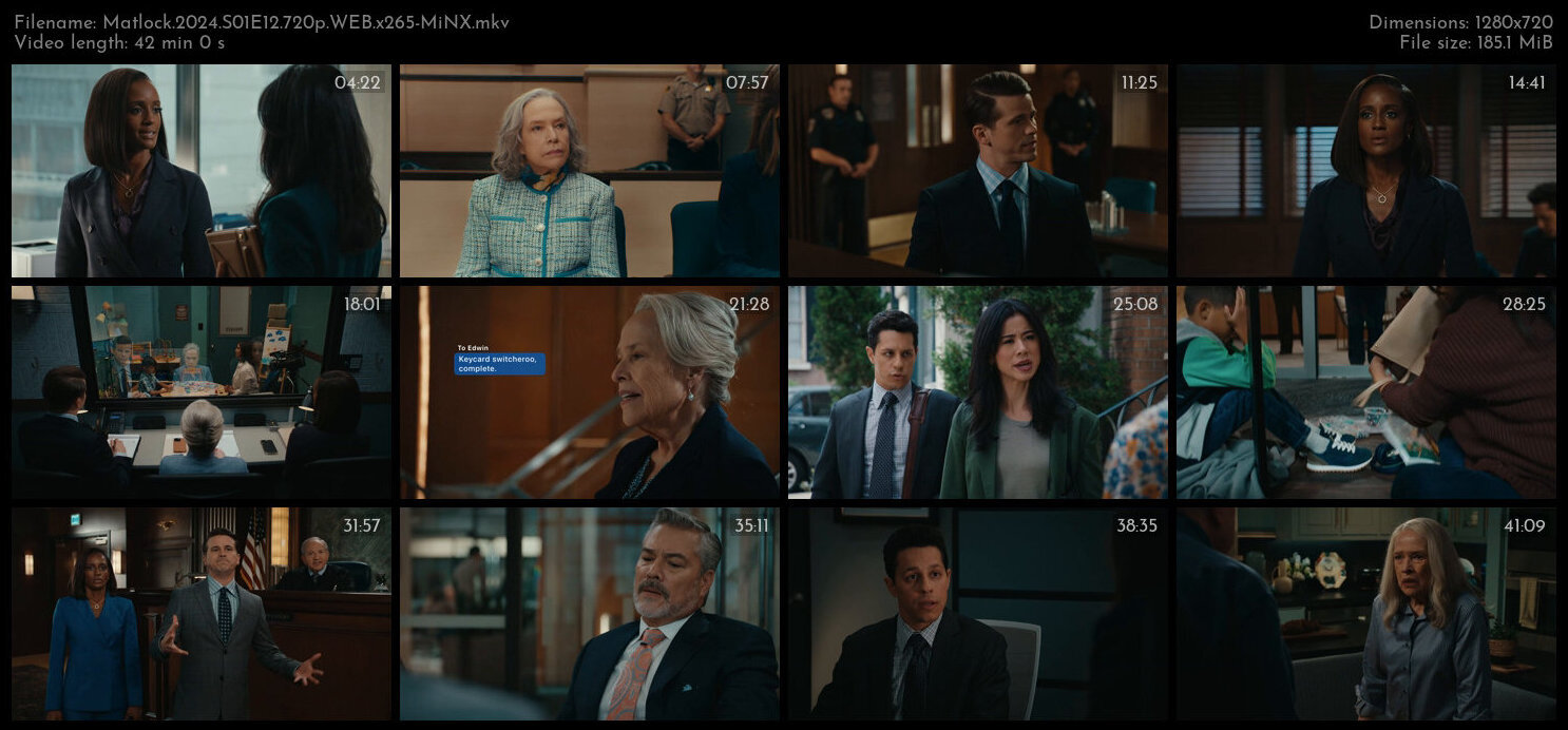 Matlock 2024 S01E12 720p WEB x265 MiNX TGx