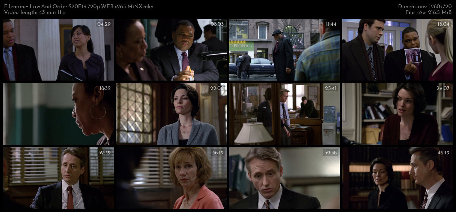 Law And Order S20E19 720p WEB x265 MiNX TGx