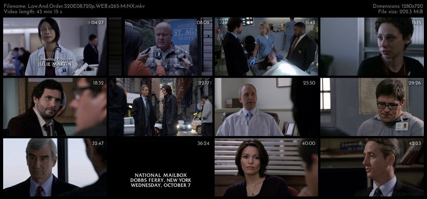 Law And Order S20E08 720p WEB x265 MiNX TGx