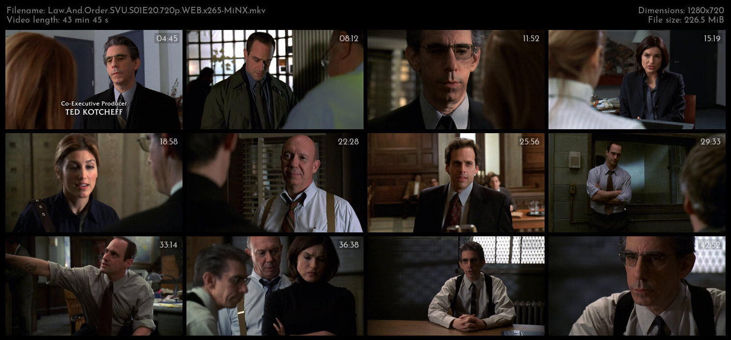 Law And Order SVU S01E20 720p WEB x265 MiNX TGx