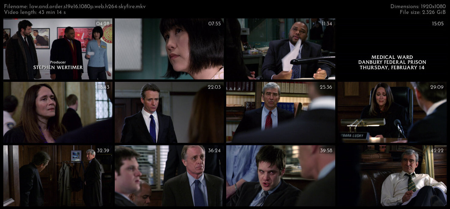 Law And Order S19E16 1080p WEB H264 SKYFiRE TGx