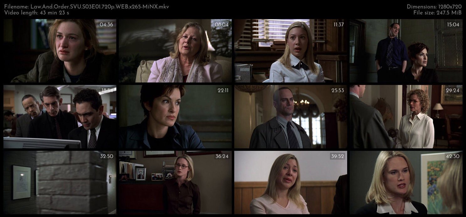 Law And Order SVU S03E01 720p WEB x265 MiNX TGx