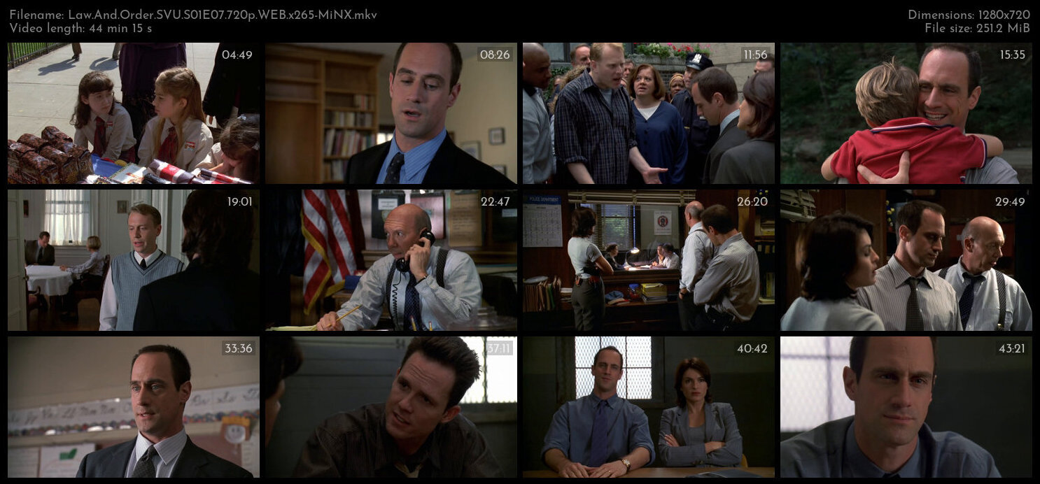 Law And Order SVU S01E07 720p WEB x265 MiNX TGx