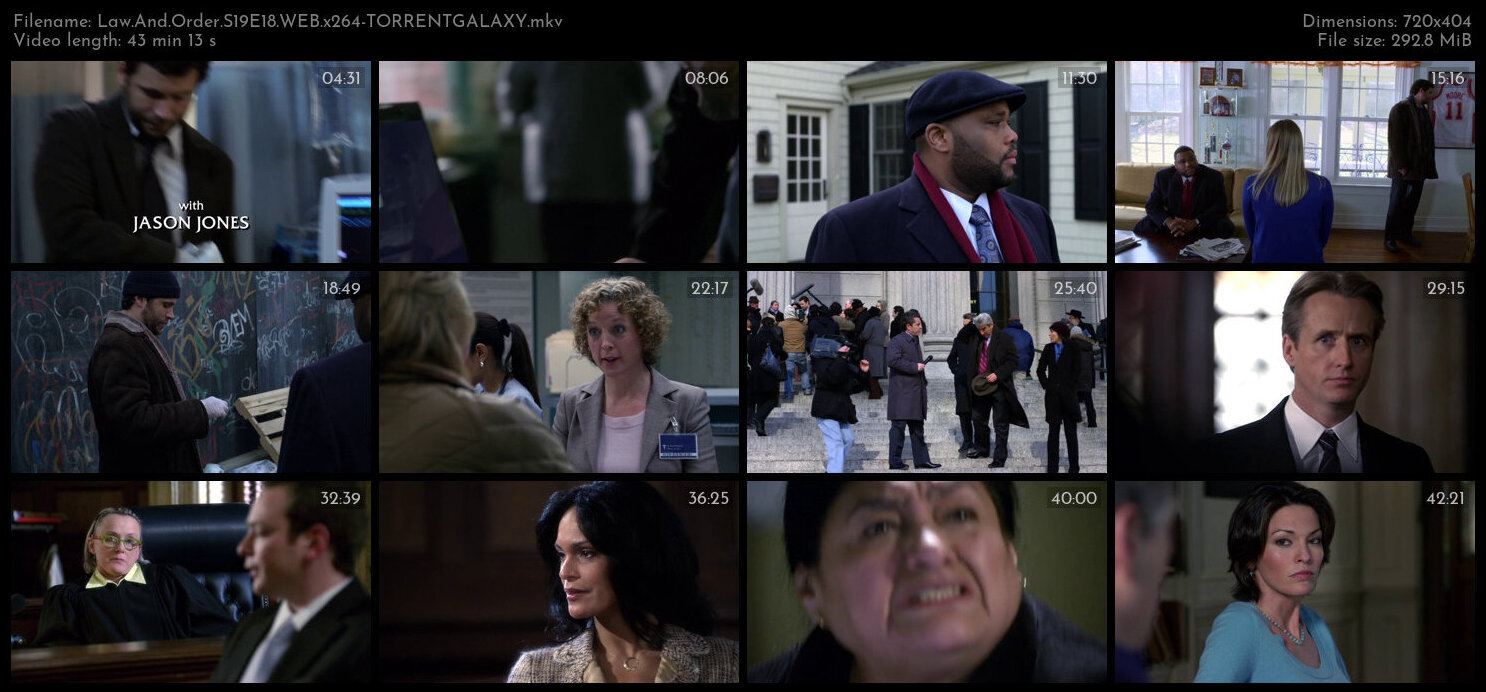 Law And Order S19E18 WEB x264 TORRENTGALAXY