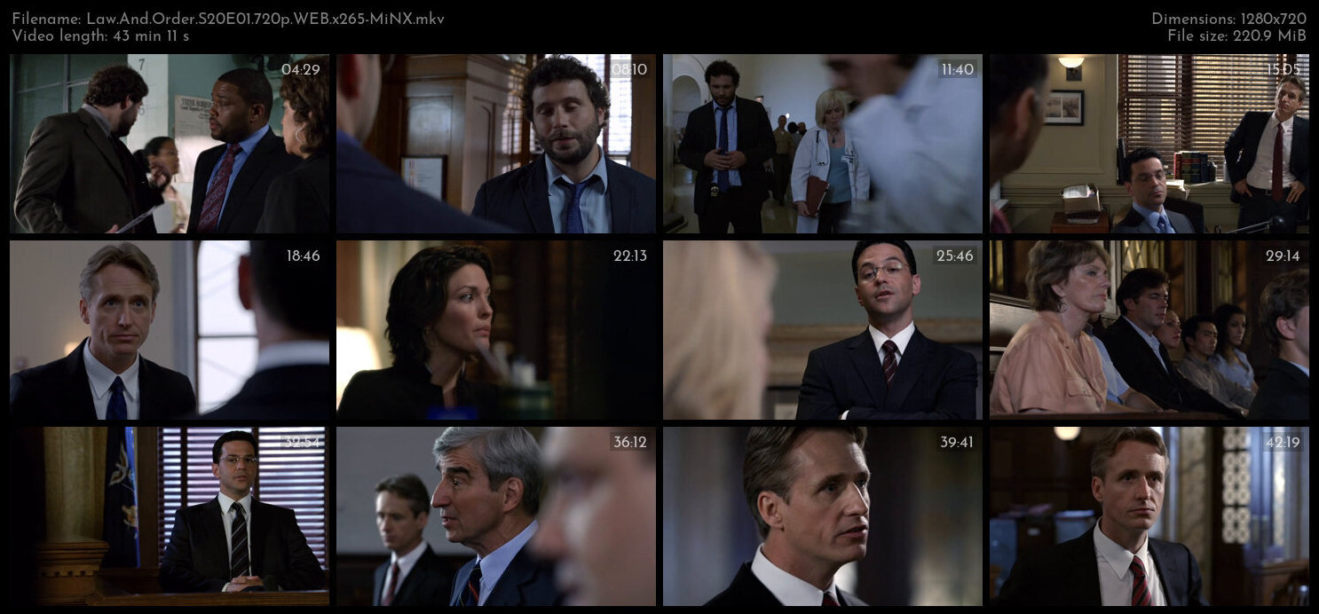 Law And Order S20E01 720p WEB x265 MiNX TGx