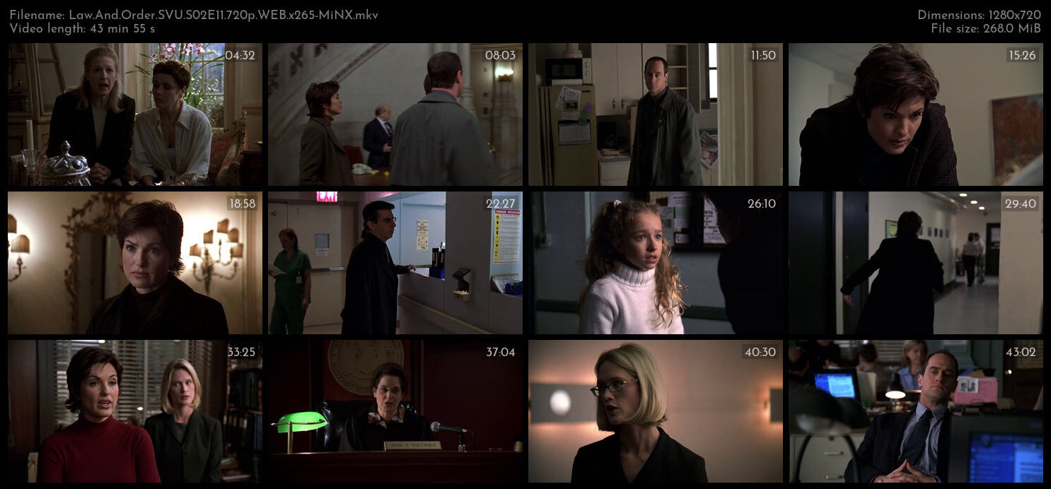 Law And Order SVU S02E11 720p WEB x265 MiNX TGx