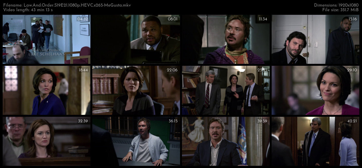 Law And Order S19E21 1080p HEVC x265 MeGusta TGx