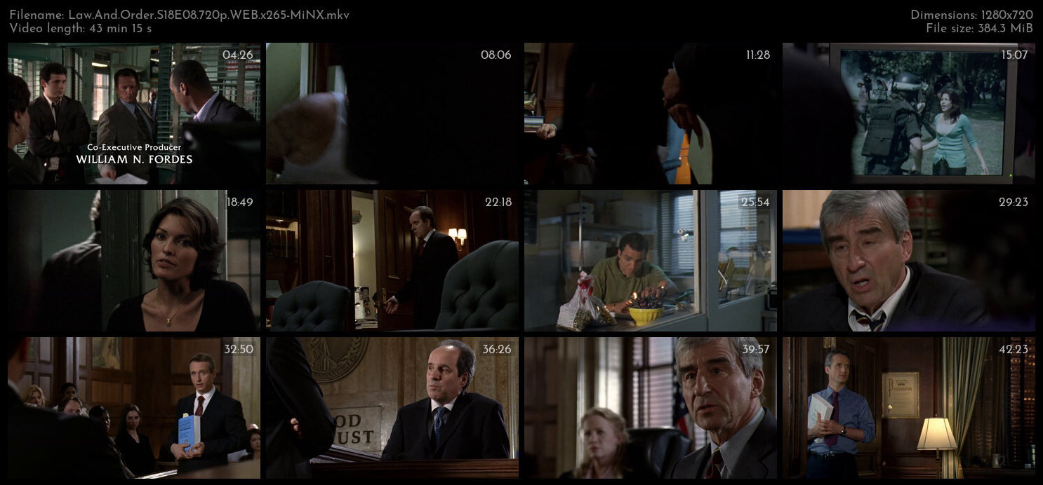 Law And Order S18E08 720p WEB x265 MiNX TGx